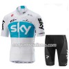 Conjunto Maillot + Culotte Corto 2018 Team Sky N001